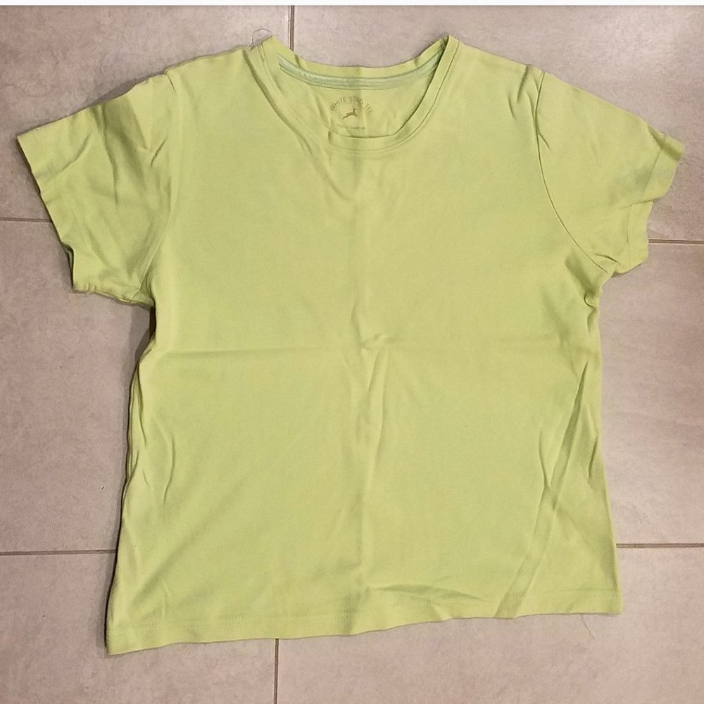 White Stag green short sleeve cotton tee